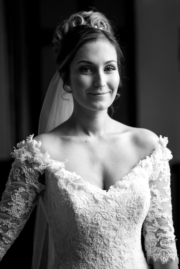 Bridal portrait at Holmbush House, sussex
